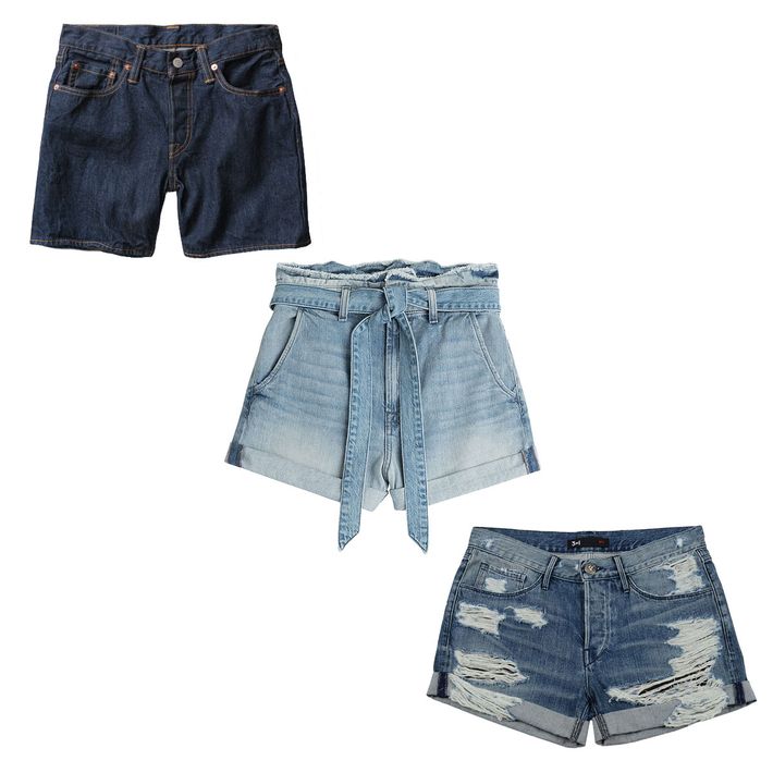 The White Denim Cut-Off Shorts That Look Like Diapers - The Mom Edit