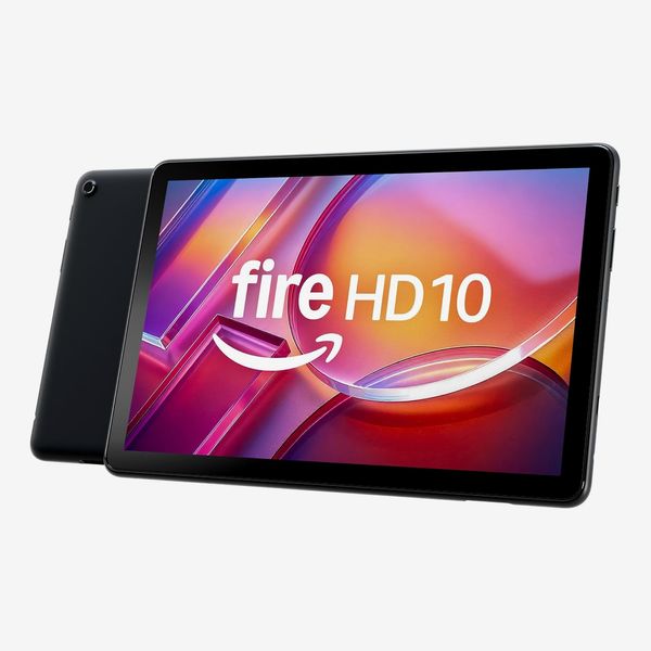 Amazon Fire HD 10 tablet, built for relaxation, 10.1” vibrant Full HD screen, octa-core processor, 4 GB RAM, 32 GB, Black