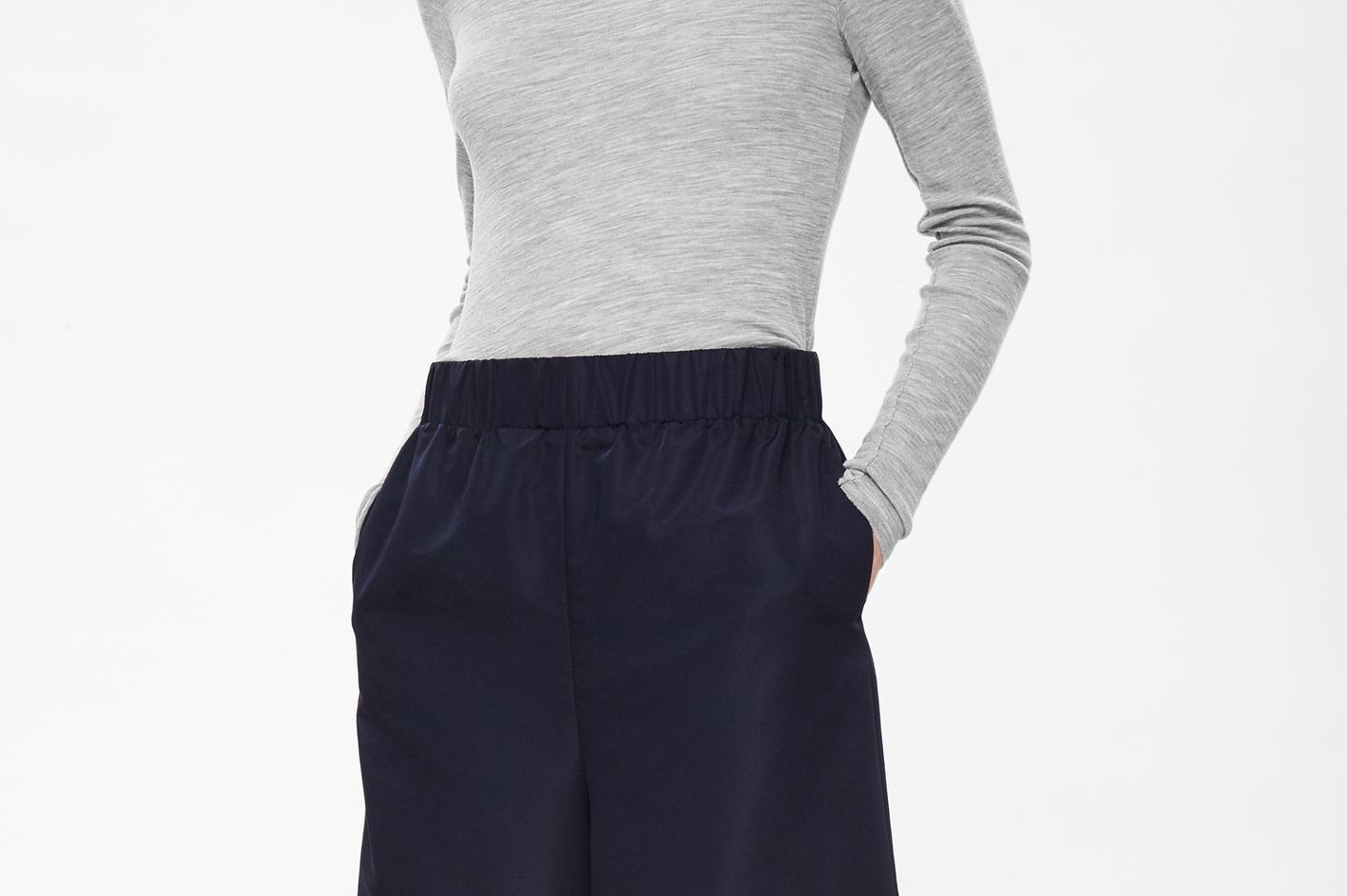 COS Straight-Leg Crossover-Waist Pants - ShopStyle