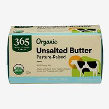 365 by Whole Foods Market, Butter Unsalted Pasture Raised Organic, 16 Ounce