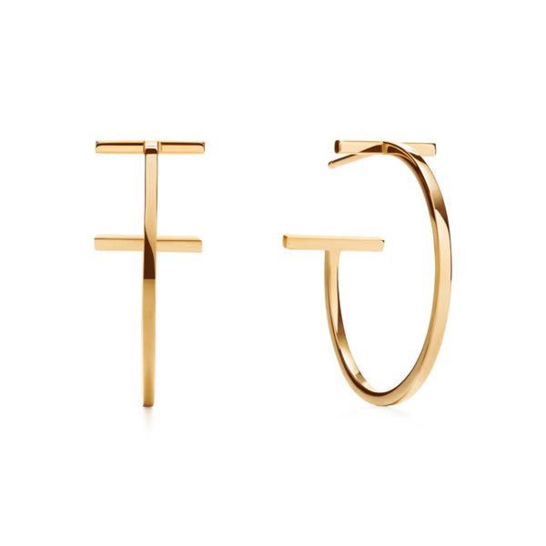 Tiffany T Hoop Earrings