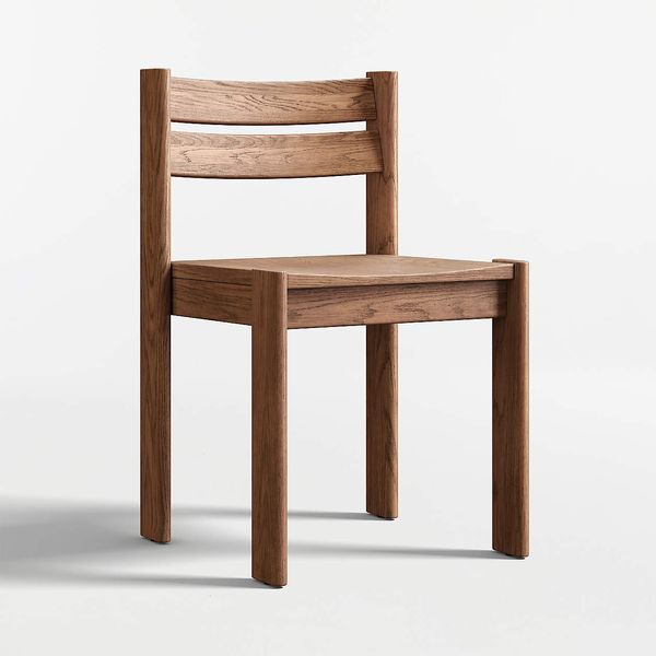 Crate & Barrel Hearth Oak Dining Chair