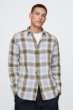 Gap 100% Linen Relaxed Shirt