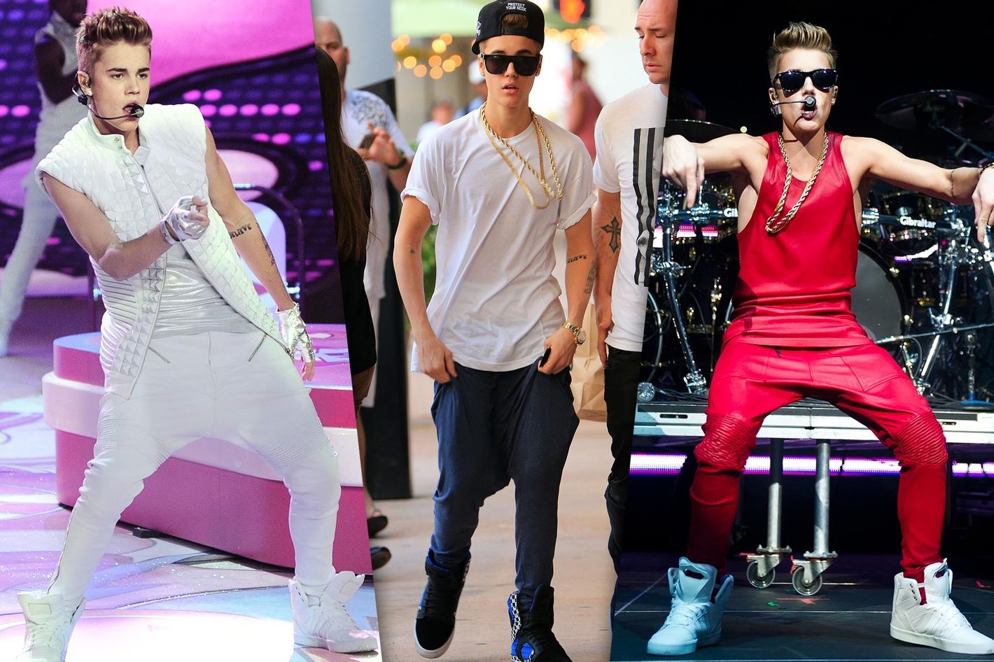 kontakt Bær Forberedelse What Is Justin Bieber Hiding in His Drop-Crotch Pants?
