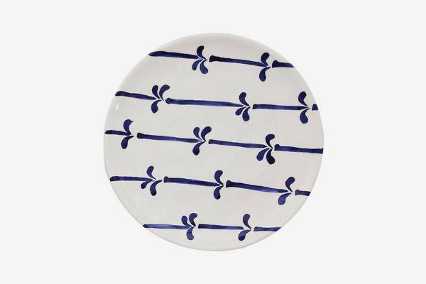 Creative Co-Op Blue & White Plate