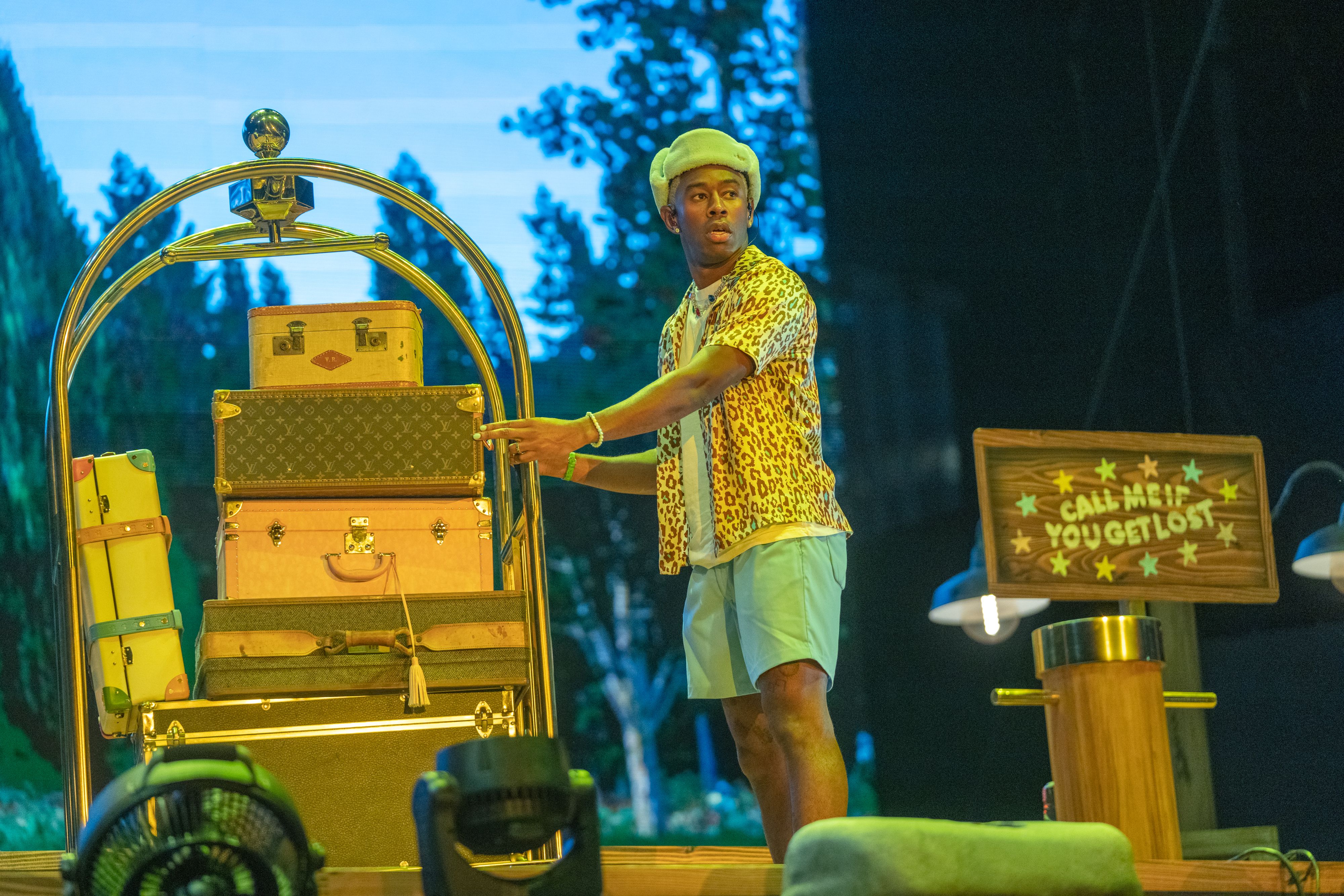 Tyler the Creator's Bellhop Outfit at the Grammys