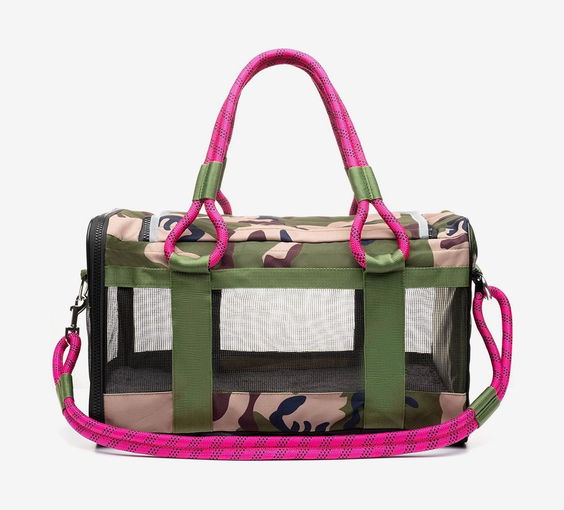 Pet Carrier Airline Approved Duffle Bags Pet Travel - Temu
