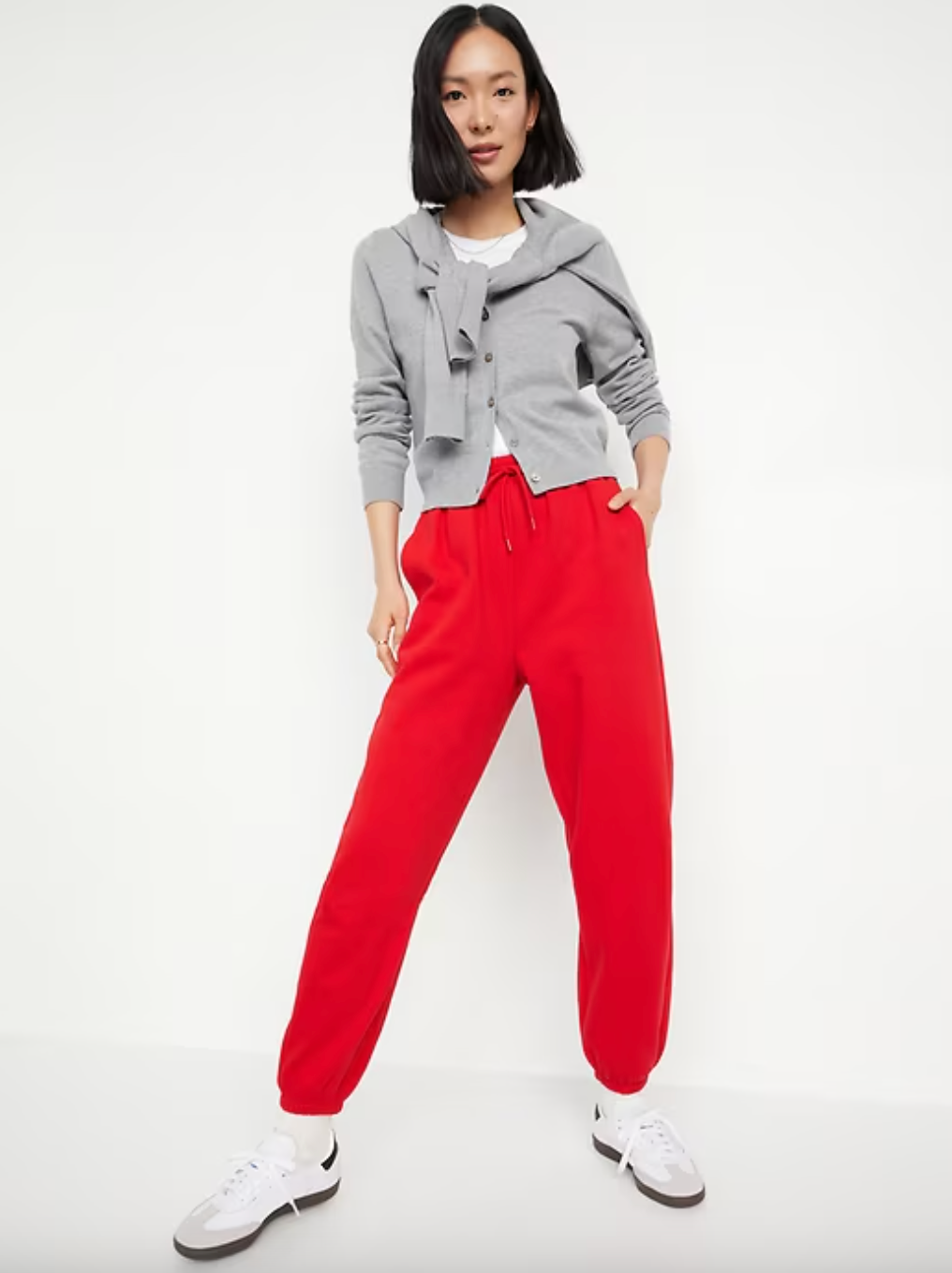 Red sweatpants womens deals