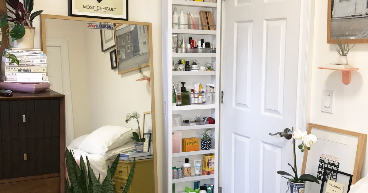 Best Storage Shelf For Small Spaces, Behind Door Storage Cabinet