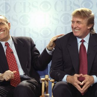 Rudy Giuliani and Donald Trump in 1999