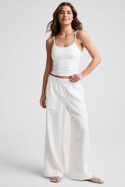 Beyond Yoga SoftWash Linen Easy Wide Leg Pant 31”