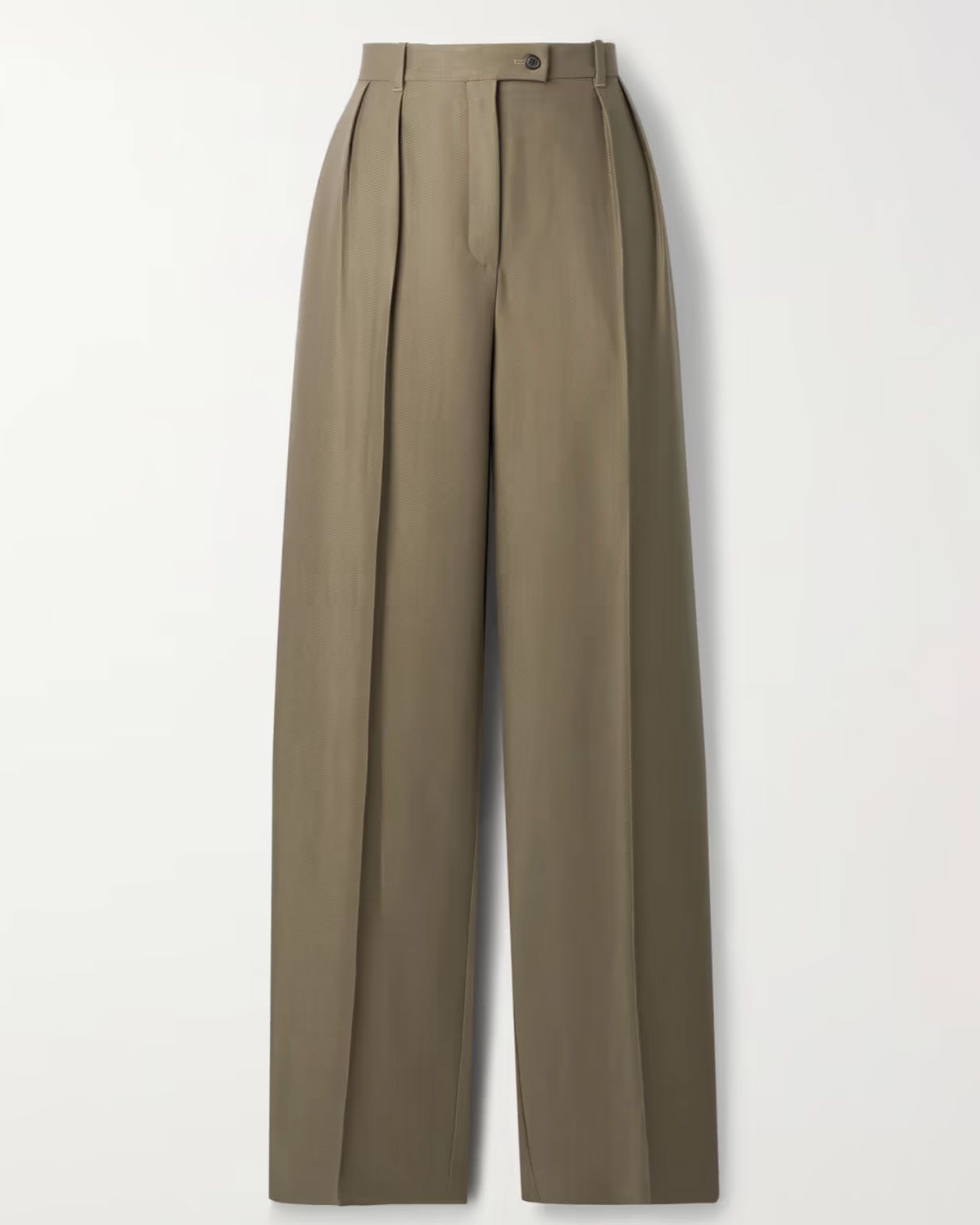 Green Wide Leg Tailored Trousers | New Look
