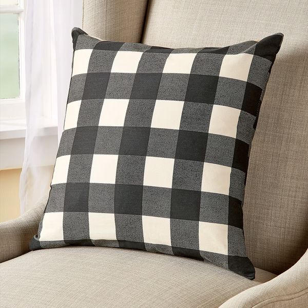 The Vermont Country Store Buffalo Check Throw Pillow