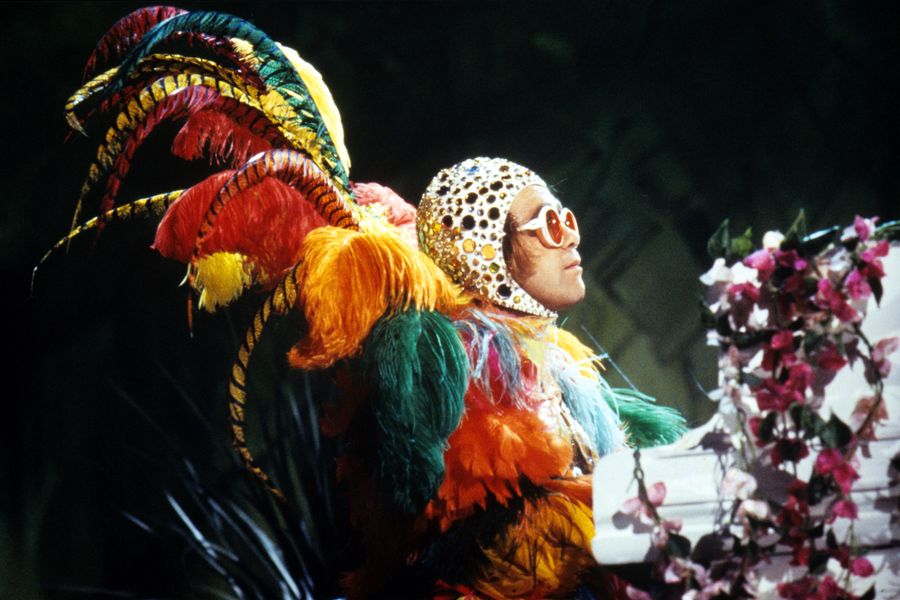 Elton John performs on The Muppet Show, Elstree Studios, UK