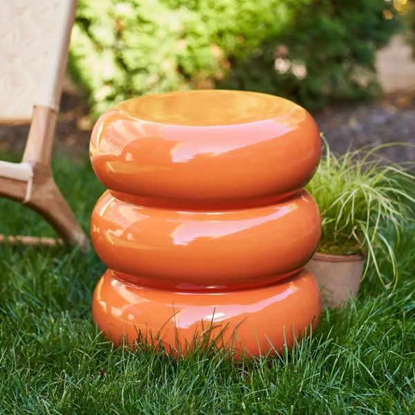 Triple Bubble Ceramic Side Table