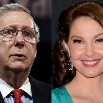 Sen. Mitch McConnell and Ashley Judd