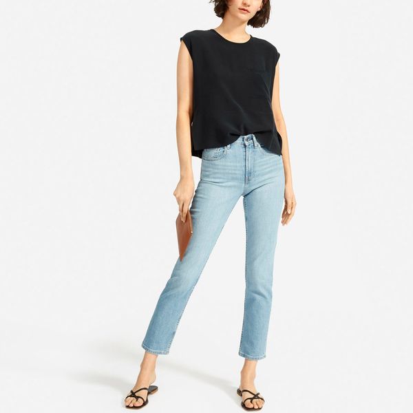 Everlane Silk Square Muscle Top