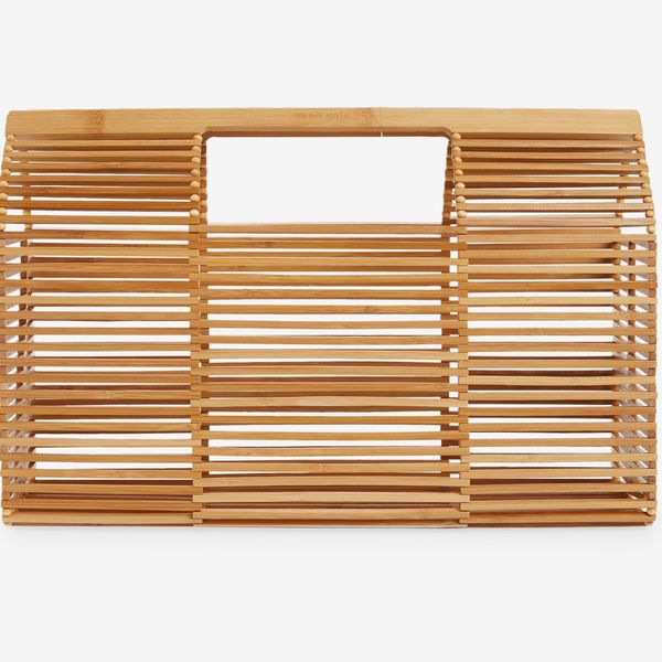 Cult Gaia Evie Bamboo Top Handle Bag