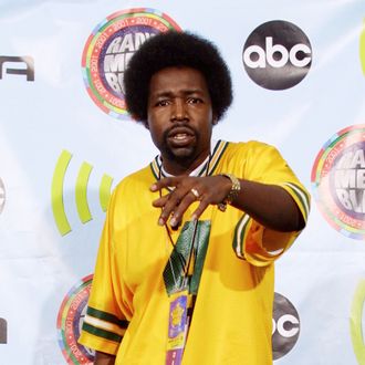396462 25: Singer Afroman attends the 2001 Radio Music Awards at the Aladdin Resort and Casino October 26, 2001 in Las Vegas, NV. (Photo by Jason Kirk/Getty Images)