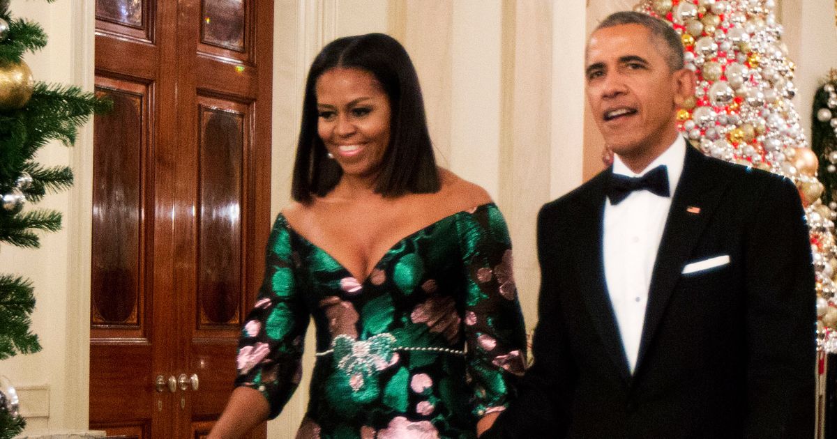 First Lady Michelle Obama Wears Custom Gucci for the Kennedy Center Honors  Ceremony