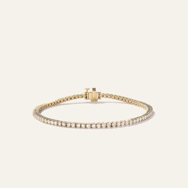 Quince 14K Gold Lab Grown Diamond Tennis Bracelet