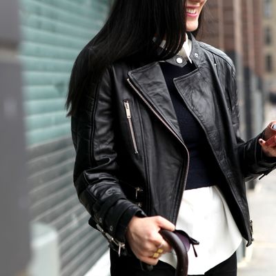 Men's Slim Fit Genuine Leather Motorcycle Jacket – James Leather