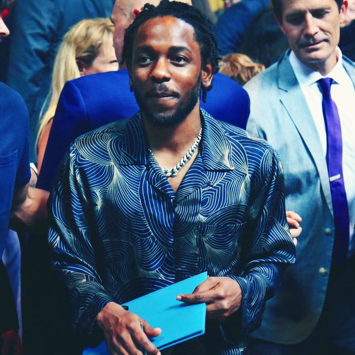 Kendrick Lamar Collects His Pulitzer Prize