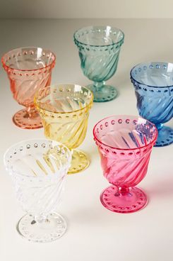 Esther Acrylic Goblets, Set of 4
