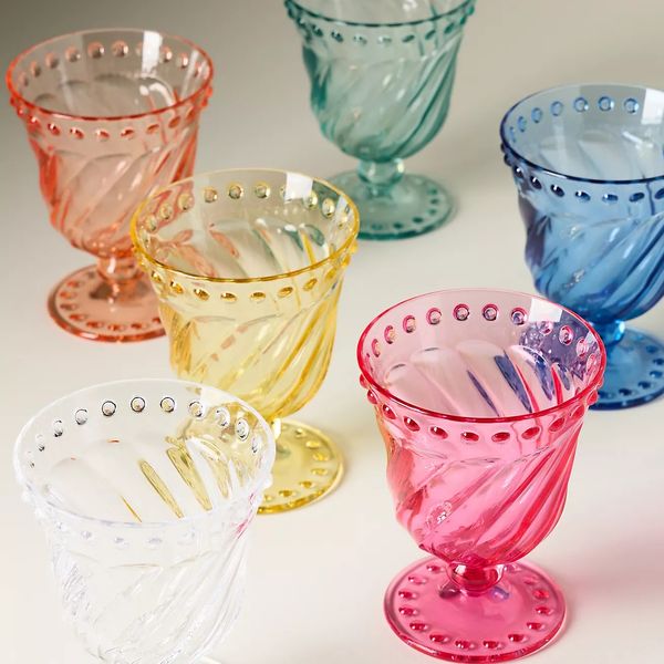 Esther Acrylic Goblets, Set of 4