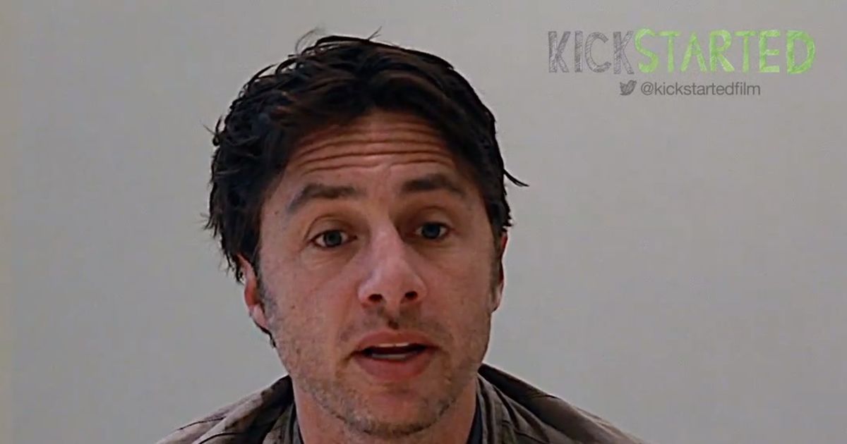 Zach Braff Discusses Kickstarter and Responds to Haters