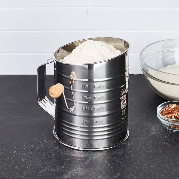 Crate & Barrel Stainless-Steel Flour Sifter