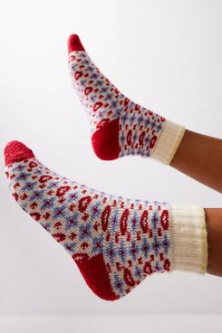 Free People Loving Fairisle Crew Socks