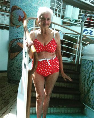 Bikini granny Accidental Intercourse