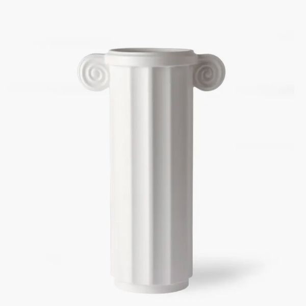 HK Living White Ceramic Greek Vase