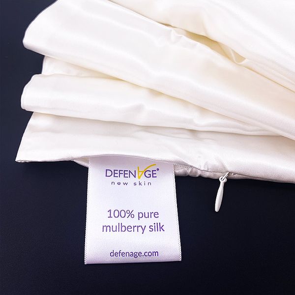 DefenAge 100% Natural Mulberry Silk Pillowcase
