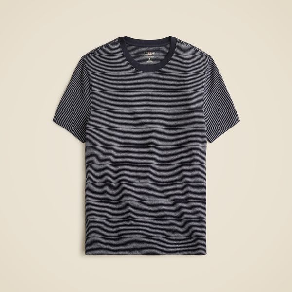 J.Crew Vintage-Wash Cotton T-shirt in Stripe