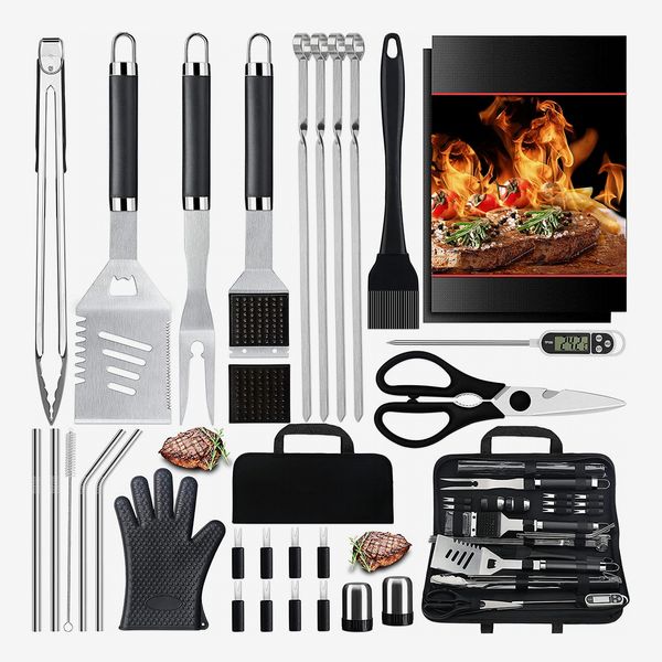 Grilljoy 31-Piece Heavy-Duty BBQ Grilling-Accessories Set