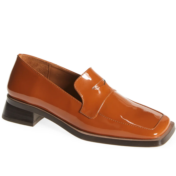 Miista Block Heel Penny Loafer
