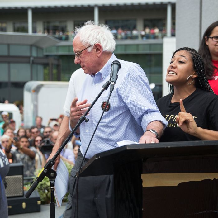 Bernie Sanders Interrupted by Black Lives Matter Activists in Seattle