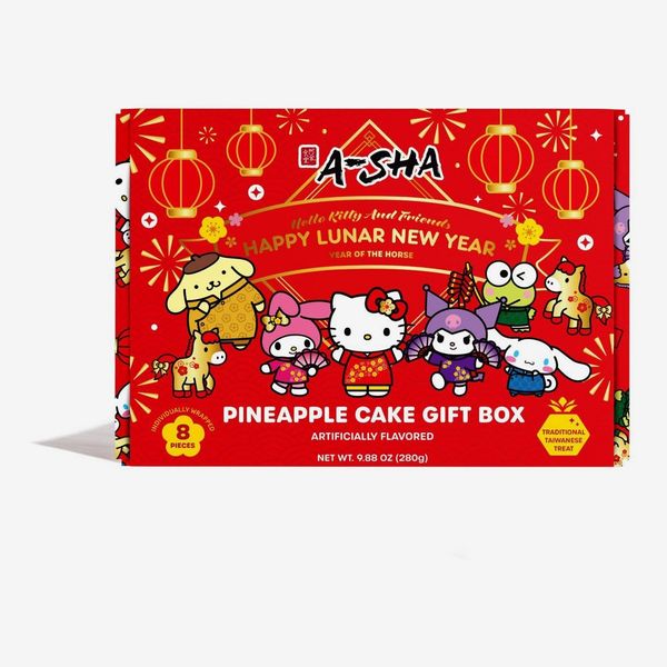 A-Sha Hello Kitty Lunar New Year Pineapple-Cake Box