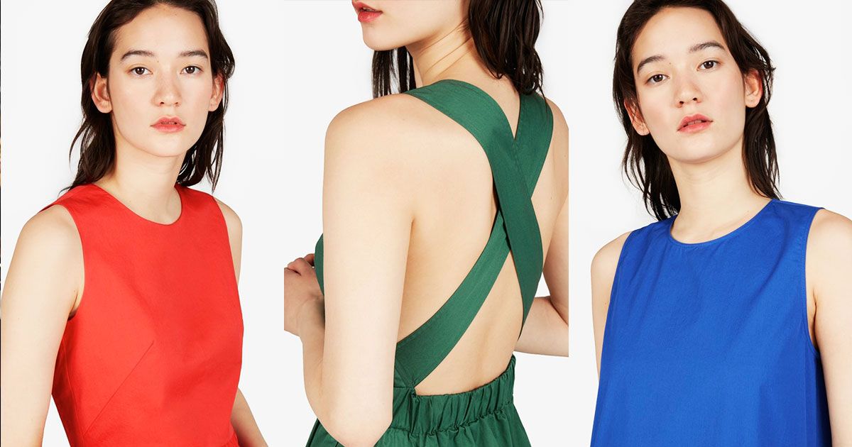 everlane backless dress MÉLANI The Label CONSTANTINA Asymmetric Halterneck Midi Dress Black / XS AUS main image 1