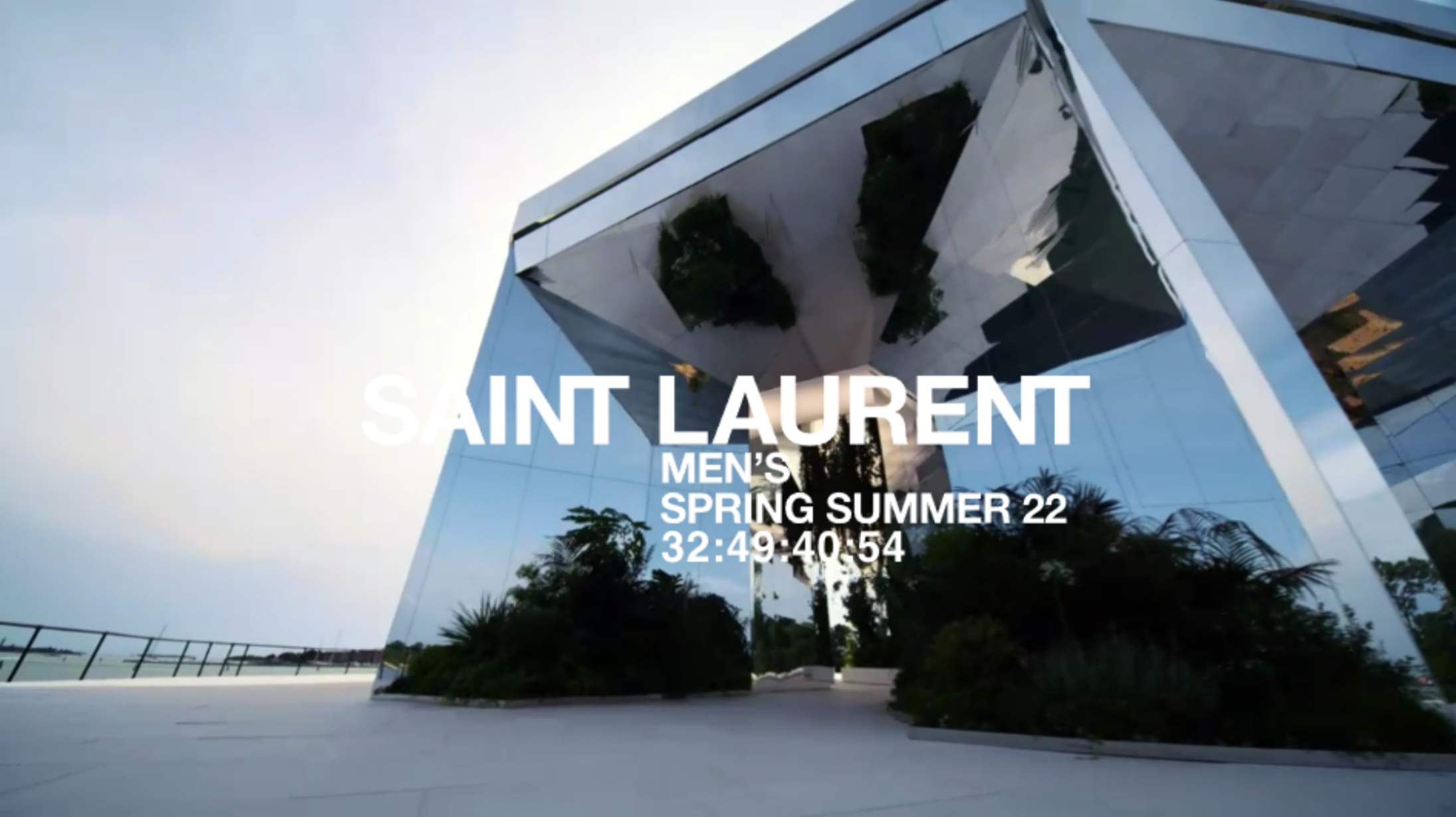 Watch the Saint Laurent Menswear Spring/Summer 2022 Show