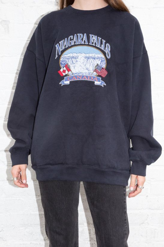 Teens Love This Brandy Melville Niagara Falls Sweatshirt | The 