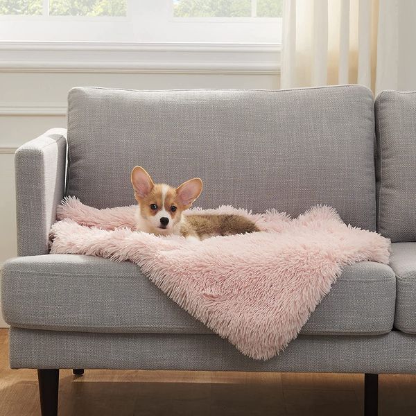 Best Friends by Sheri Luxury Shag Dog & Cat Throw Blanket