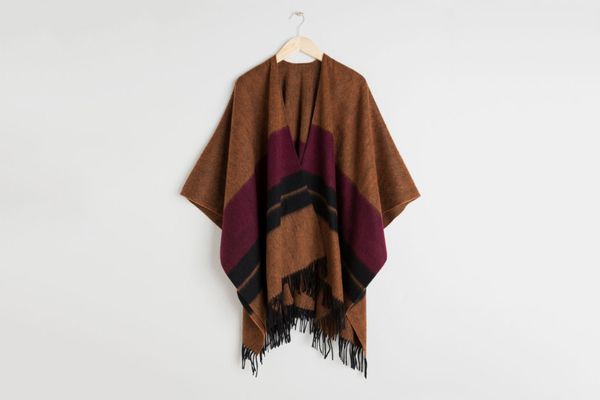Wool Blanket Poncho