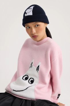 Patou x Moomin Crewneck Wool Blend Jumper