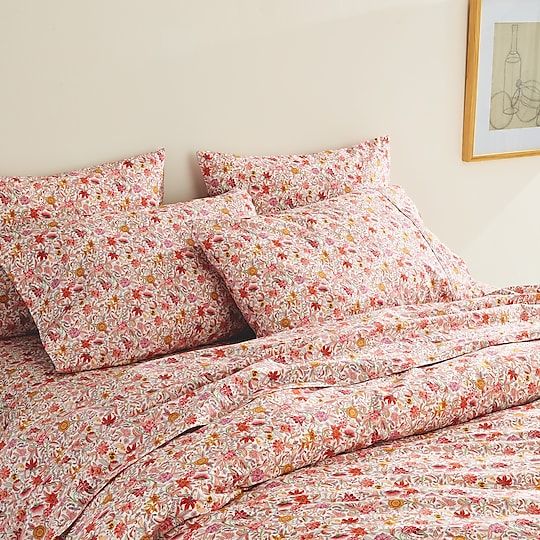 J.Crew Limited-Edition Twin XL sheet set in Liberty® Garden of Life print