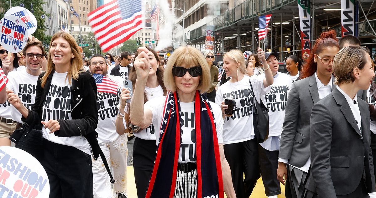 Vogue and CFDA hosted a non-partisan pro-choice march