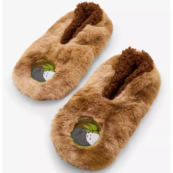 Studio Ghibli My Neighbor Totoro Brown Cozy Slipper Socks