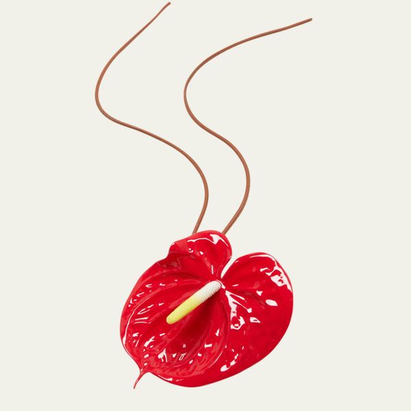 Loewe Anthurium Flower Plant Charm - Red